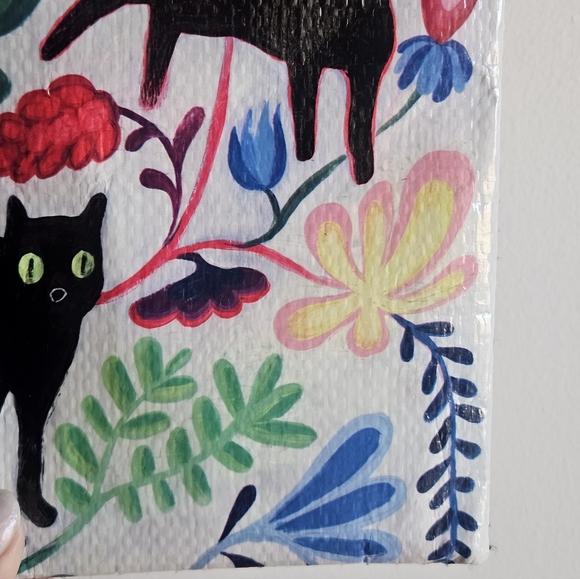 NWT Blue Q Here Kitty Zipper Pouch - Picture 2 of 12